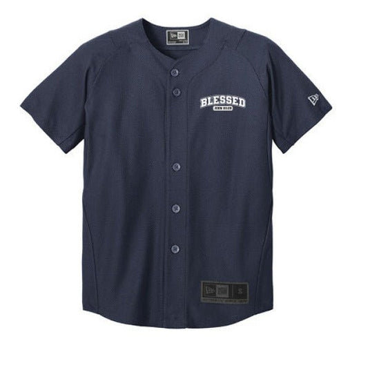 Blessed Youth Christian Full-Button Jersey - ClaimedbyGodDesigns