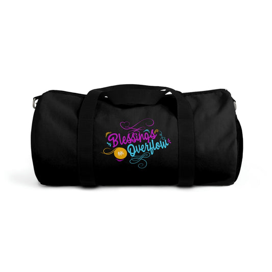 Blessings On Overflow Duffel Bag - ClaimedbyGodDesigns