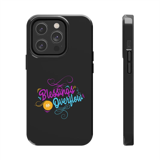 Blessings On Overflow Tough Phone Cases, Case-Mate - ClaimedbyGodDesigns