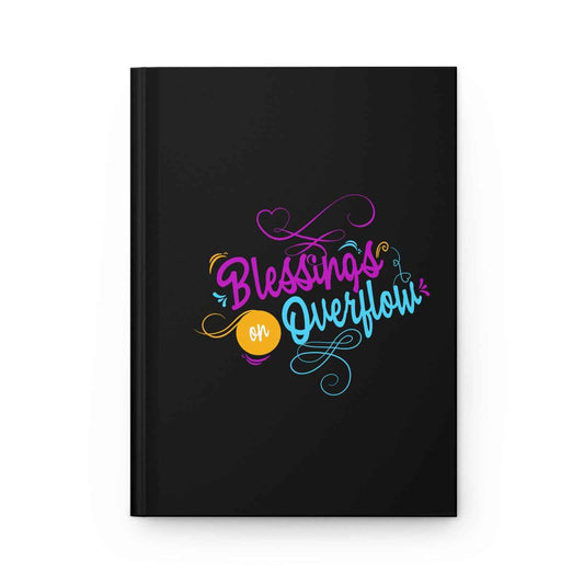Blessings on Overflow Hardcover Journal Matte
