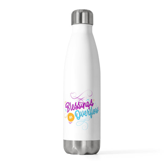 Blessings on Overflow Insulated Bottle - ClaimedbyGodDesigns