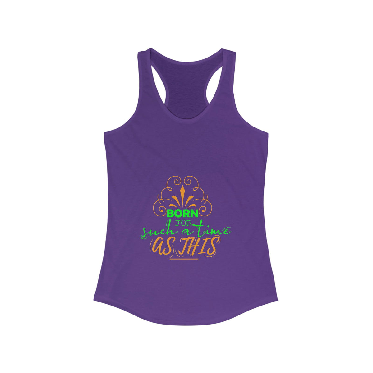 Born For Such A Time As This Slim Fit Tank-top - ClaimedbyGodDesigns