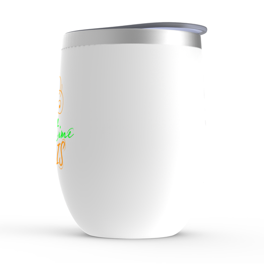 Born For Such A Time As This Stemless Wine Tumbler 12oz - ClaimedbyGodDesigns