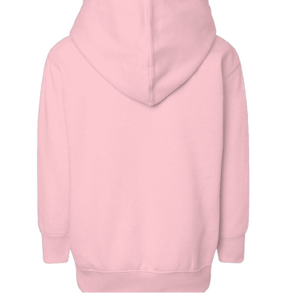 Born To Follow Him Christian Toddler Pullover Fleece Hooded Sweatshirt - ClaimedbyGodDesigns