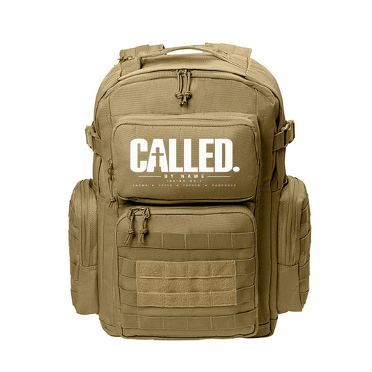Called Christian Backpack | Isaiah 43:1 Bible Verse Laptop Backpack | Faith Based School Work Travel Bag - Claimed by God Designs