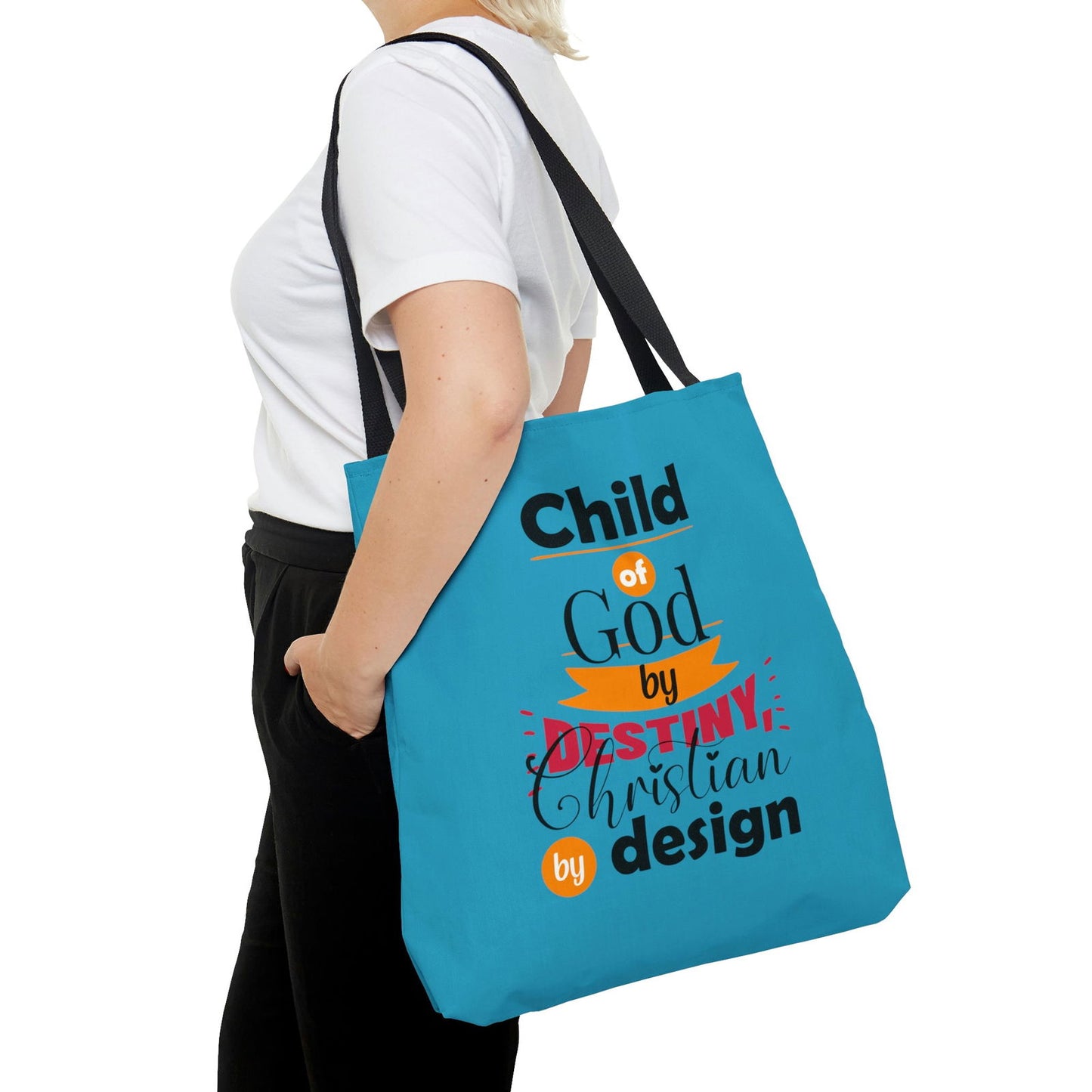 Child Of God By Destiny Christian By DesignTote Bag - ClaimedbyGodDesigns