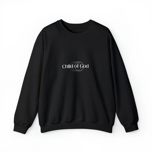 Child Of God Nutrition Facts Unisex Heavy Blend™ Crewneck Sweatshirt - ClaimedbyGodDesigns