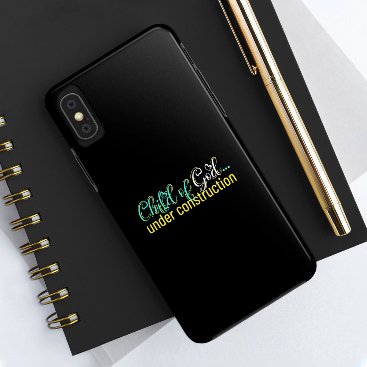 Child Of God Under Construction Tough Phone Cases, Case-Mate - ClaimedbyGodDesigns