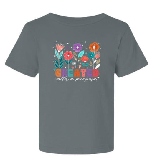 Created With A Purpose Christian Baby T-shirt - ClaimedbyGodDesigns