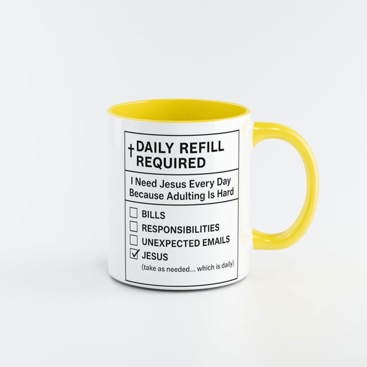 Daily Refill Of Him Required Hello Sunshine Christian Gift Set - ClaimedbyGodDesigns