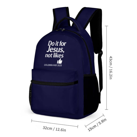 Do It For Him 3 Pcs School Backpack Set for Kids - ClaimedbyGodDesigns