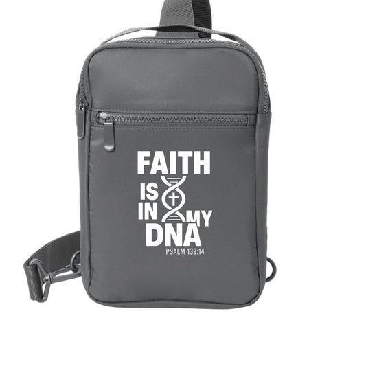 Faith Is In My DNA Christian Backpack - ClaimedbyGodDesigns