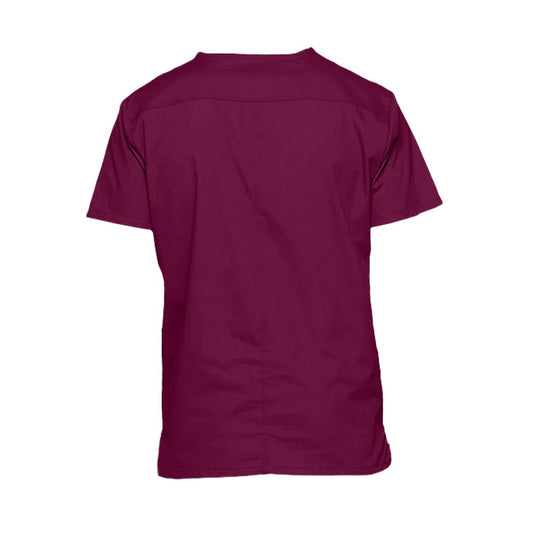 Faith Is In My DNA Men’s Christian 5‑Pocket V‑Neck Premium Medical Scrub Top - ClaimedbyGodDesigns