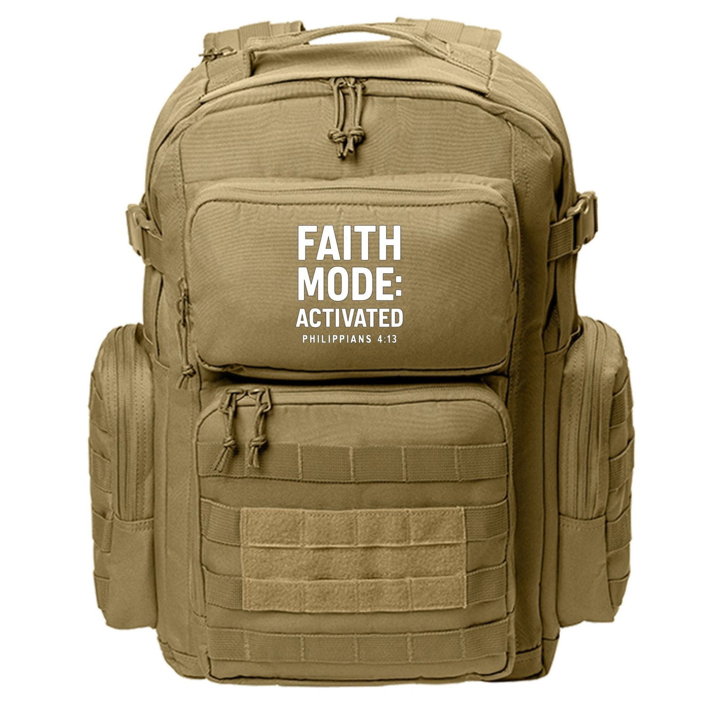 Faith Mode Activated Christian Backpack - ClaimedbyGodDesigns