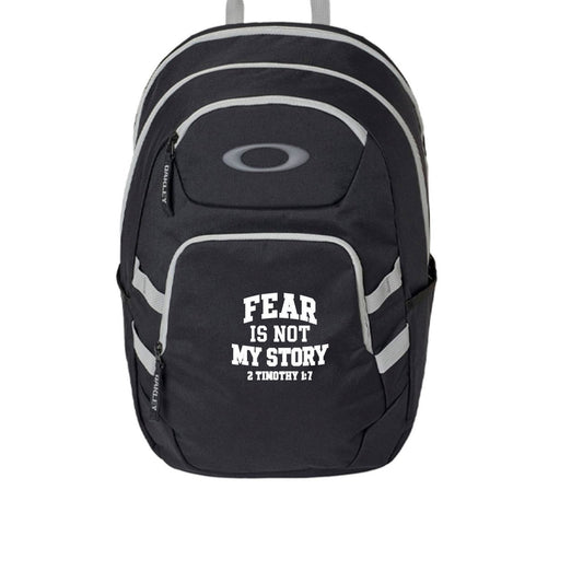 Fear Is Not My Story Gearbox 5-Speed Premium Christian Backpack - ClaimedbyGodDesigns