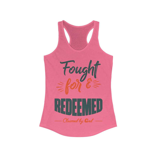 Fought for and redeemed slim fit tank-top