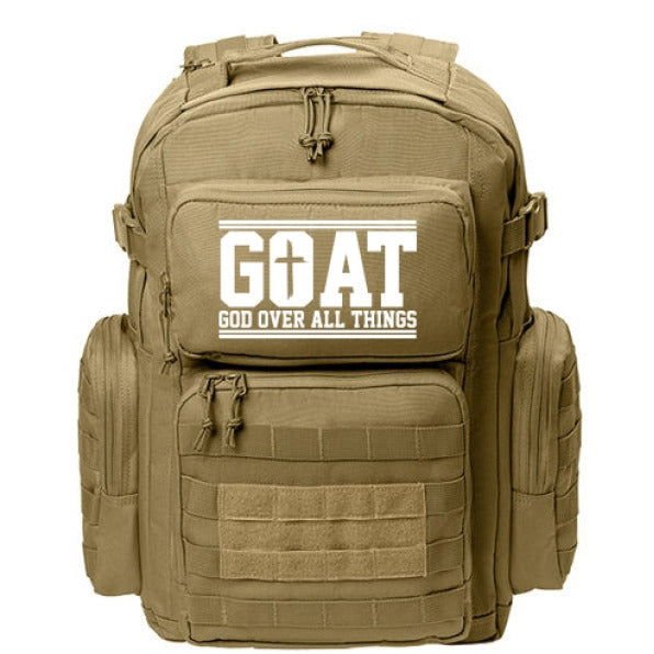 GOAT Christian Backpack - ClaimedbyGodDesigns