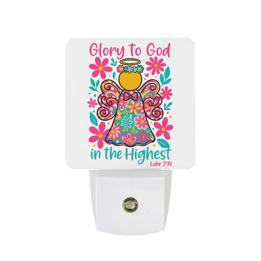 Glory In The Highest Christian Night Light For Kids - ClaimedbyGodDesigns