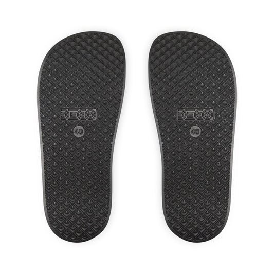 Godriven Fueled By Faith Men's PU Christian Slide Sandals - ClaimedbyGodDesigns