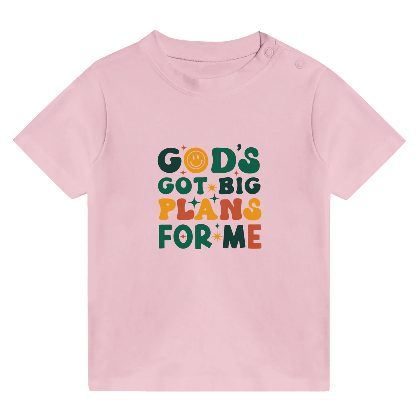 He Has Big Plans For Me Christian Baby Crewneck T-shirt - ClaimedbyGodDesigns