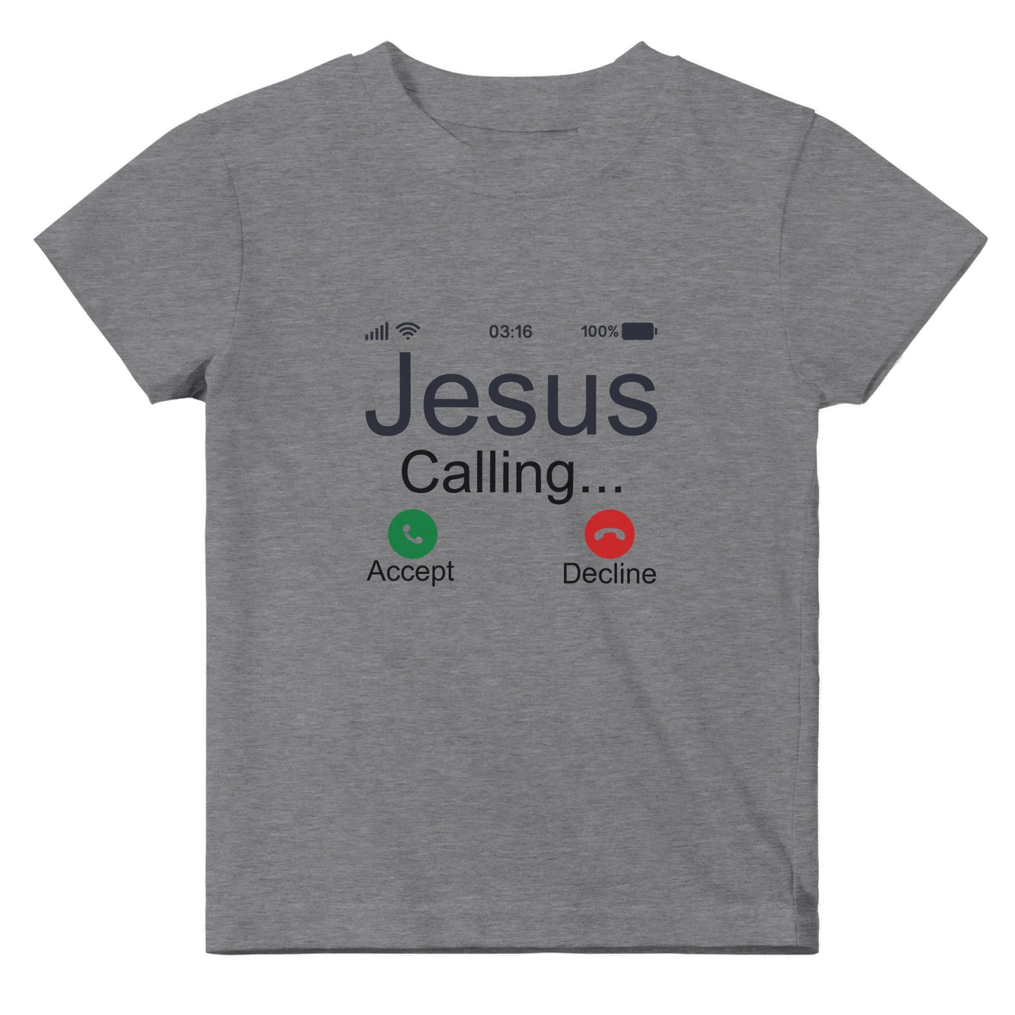 He Is Calling Christian Baby Crewneck T-shirt - ClaimedbyGodDesigns