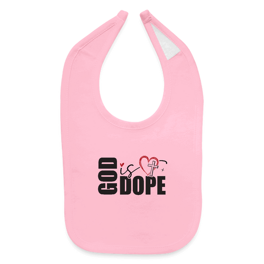 He Is Dope Christian Baby Bib - ClaimedbyGodDesigns