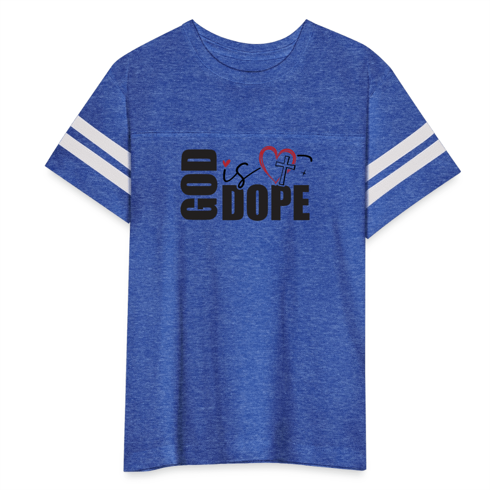 He Is Dope Youth Christian Football T-shirt - ClaimedbyGodDesigns