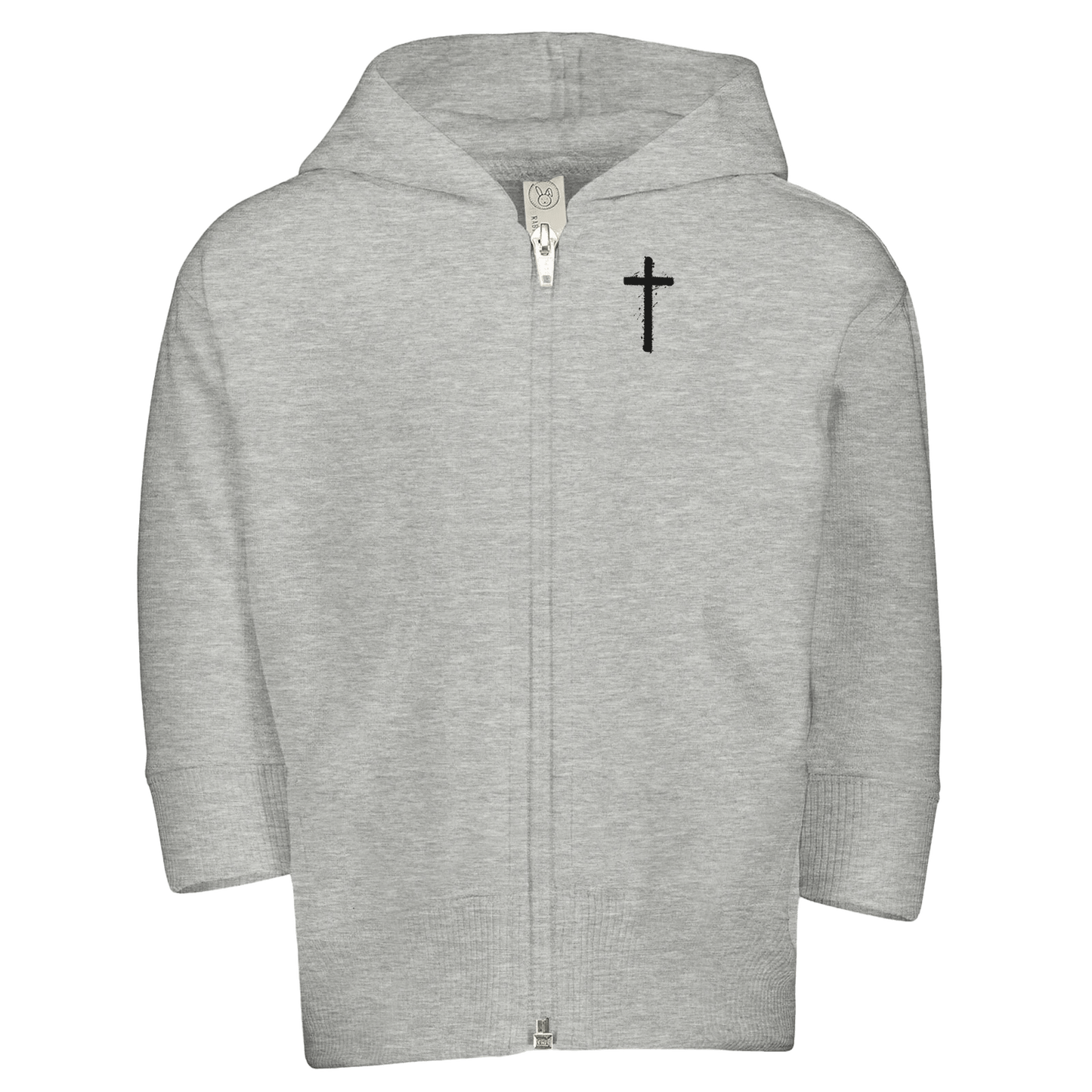 He Is King Toddler Christian Zip Fleece Hooded Sweatshirt - ClaimedbyGodDesigns
