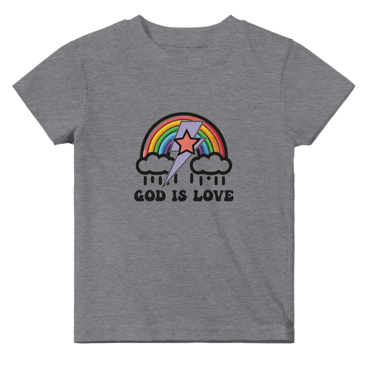 He Is Love Christian Baby Crewneck T-shirt - ClaimedbyGodDesigns