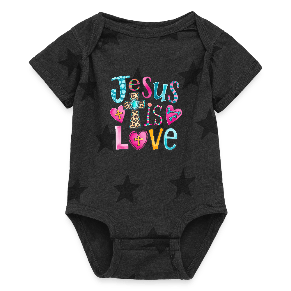 He Is Love Christian Baby Jumpsuit - ClaimedbyGodDesigns