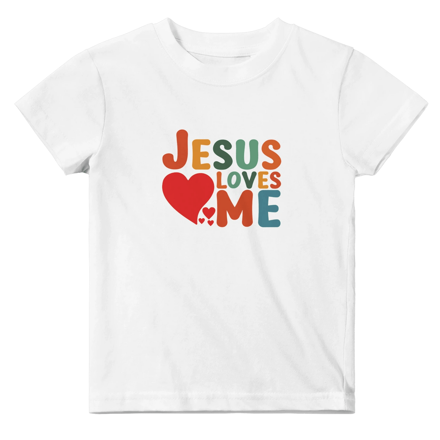 He Loves Me Christian Baby Crewneck T-shirt - ClaimedbyGodDesigns