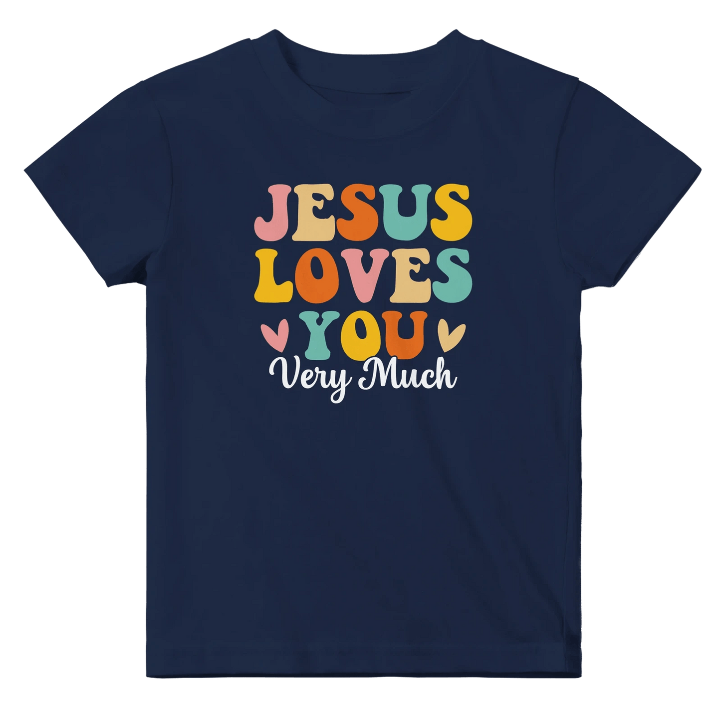 He Loves You Very Much Christian Baby Crewneck T-shirt - ClaimedbyGodDesigns