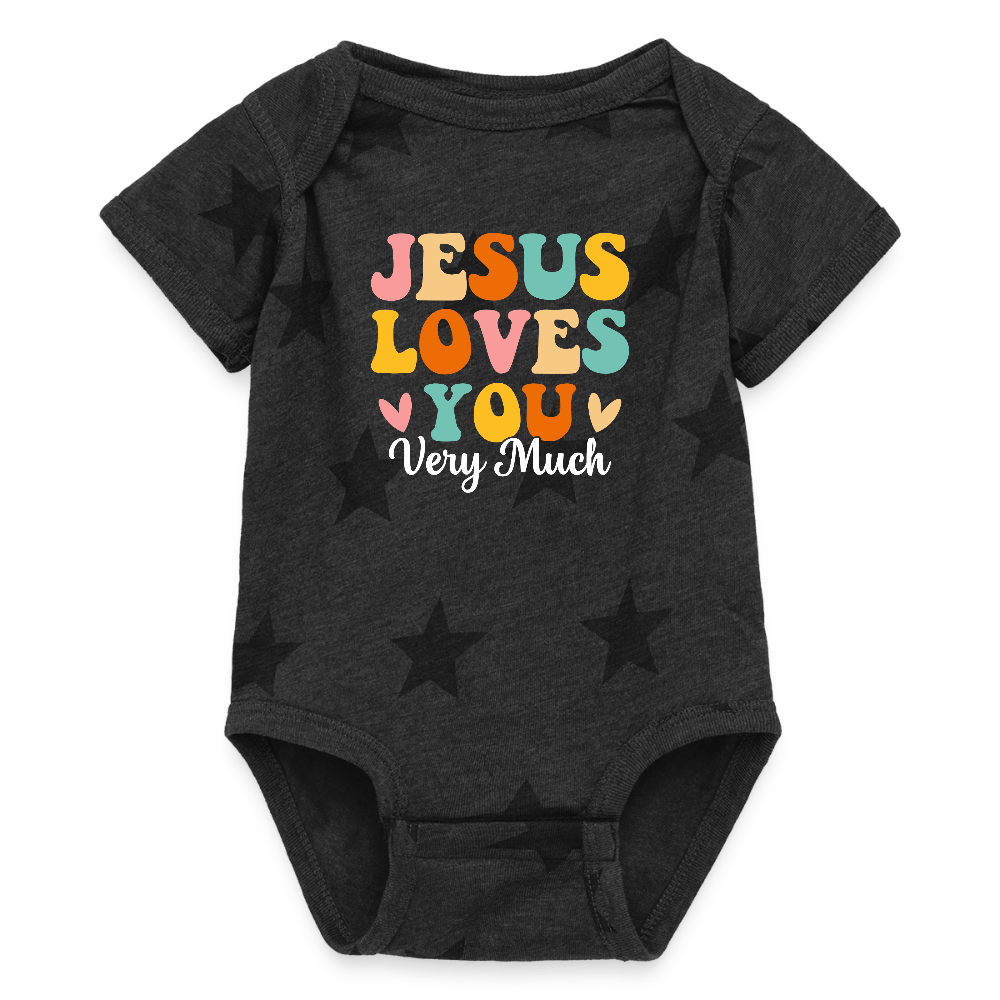 He Loves You Very Much Christian Baby Jumpsuit - ClaimedbyGodDesigns