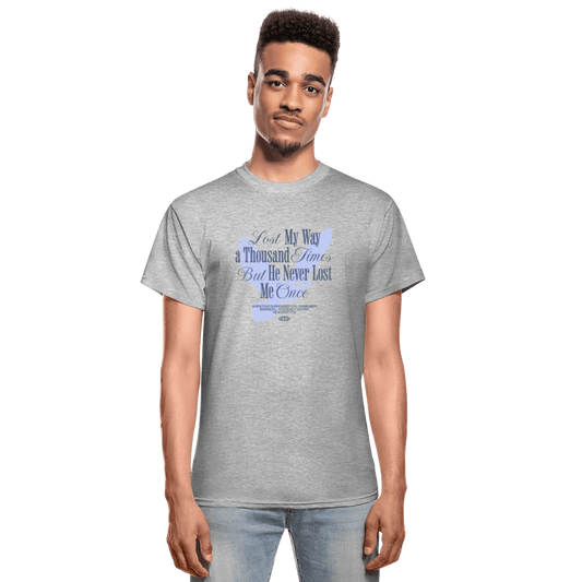 He Never Lost Me Once Unisex Ultra Cotton Adult T-Shirt - ClaimedbyGodDesigns