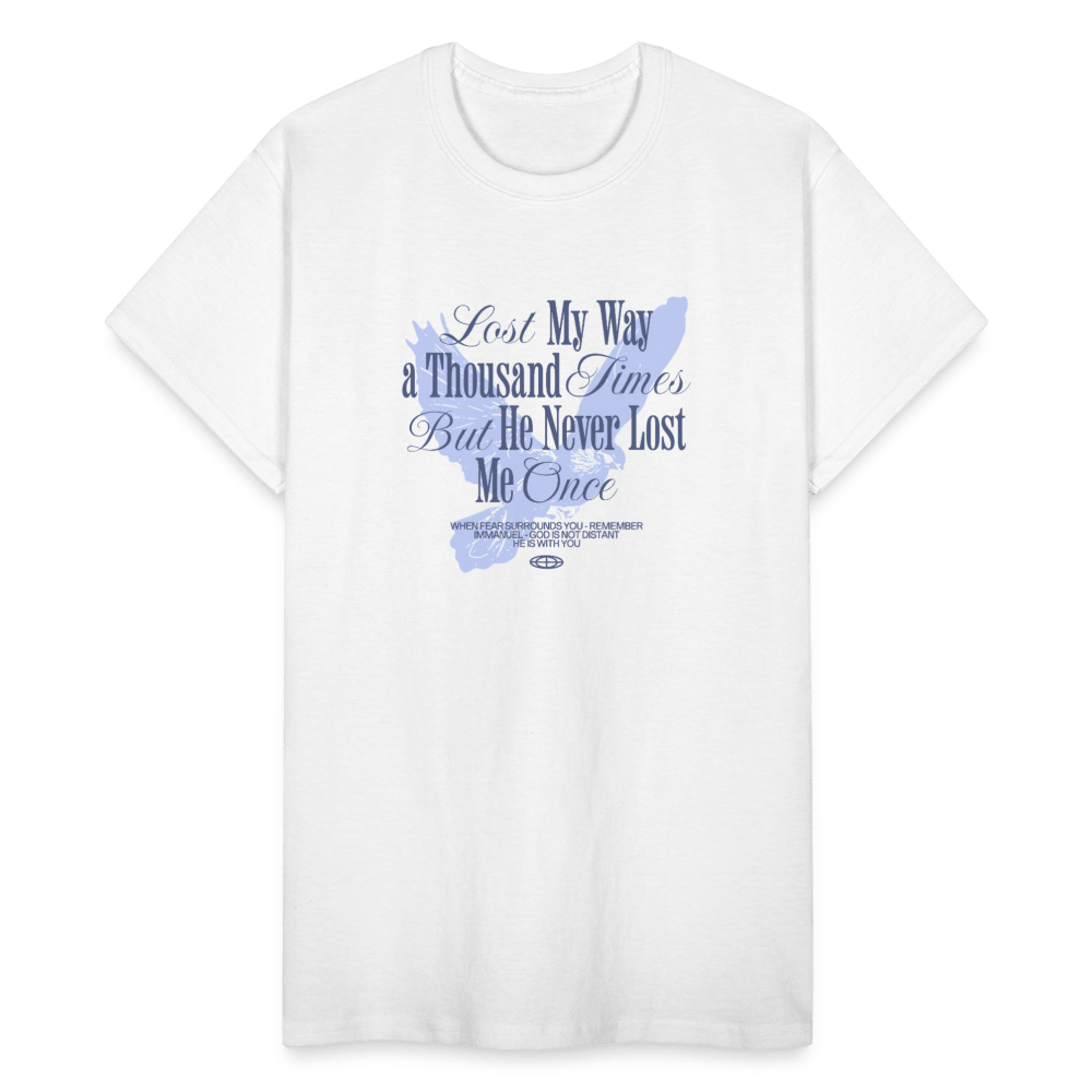He Never Lost Me Once Unisex Ultra Cotton Adult T-Shirt - ClaimedbyGodDesigns