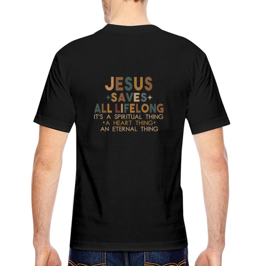 He Save All Life Long Christian Unisex Heavyweight T-Shirt - ClaimedbyGodDesigns