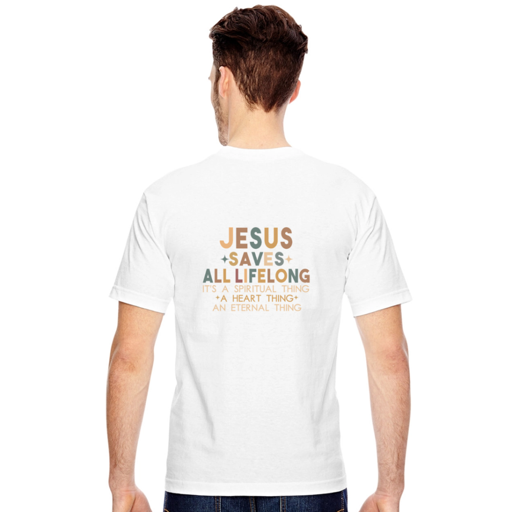 He Save All Life Long Christian Unisex Heavyweight T-Shirt - ClaimedbyGodDesigns
