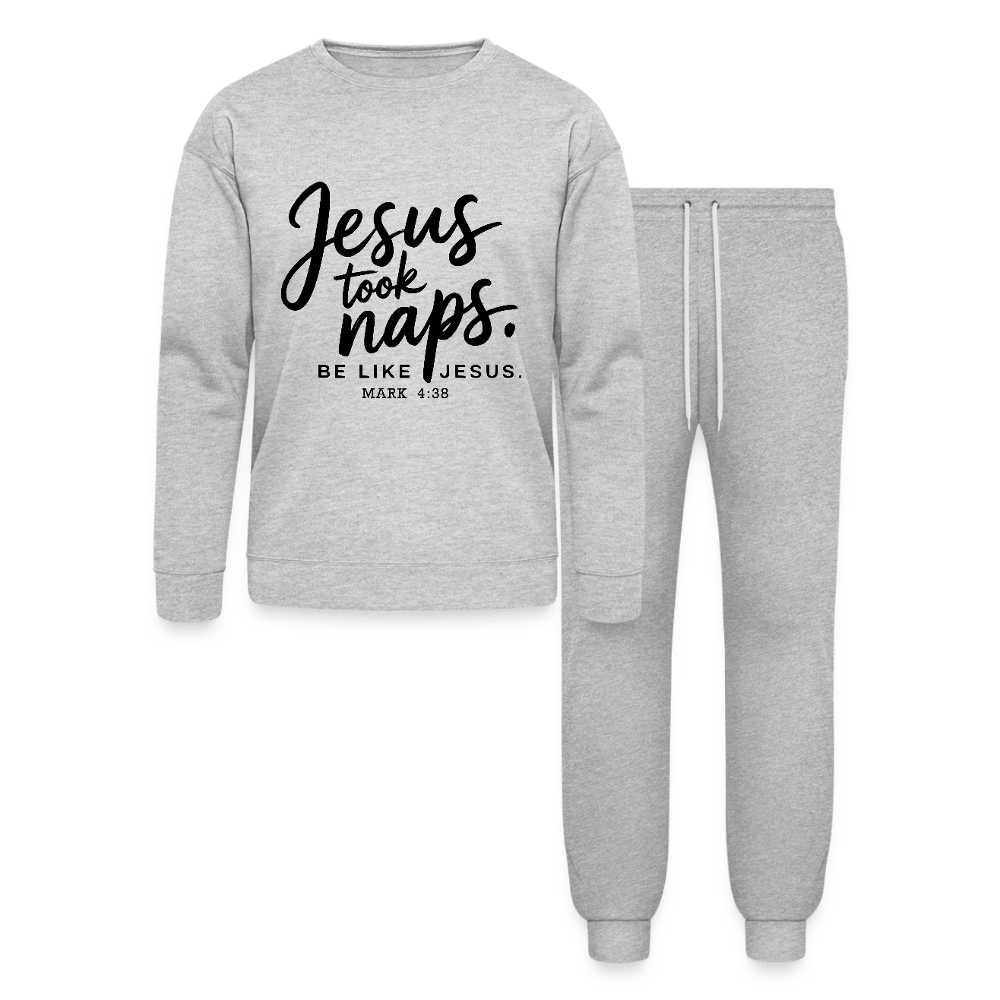 He Took Naps Unisex Christian Lounge Wear Set outfit - ClaimedbyGodDesigns