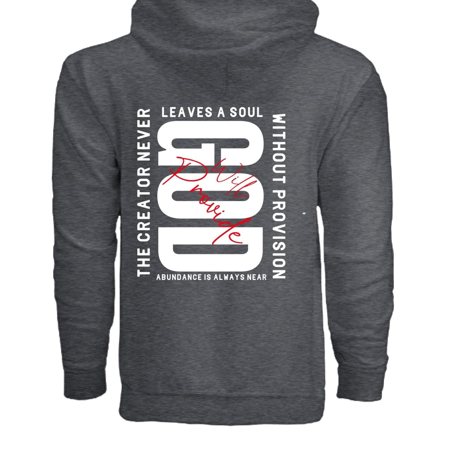 He Will Provide Unisex Full-zip Hooded Sweatshirt - ClaimedbyGodDesigns