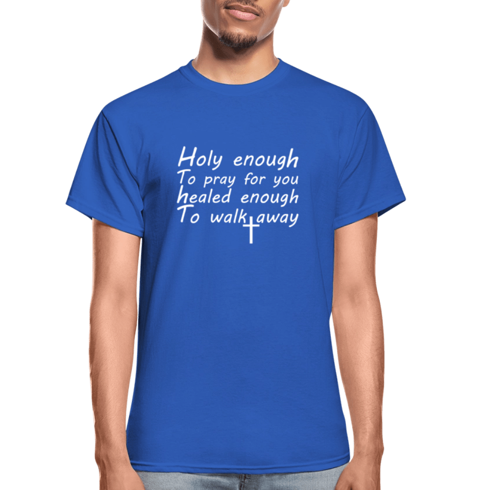 Healed Enough Unisex Christian Ultra Cotton Adult T-Shirt - ClaimedbyGodDesigns