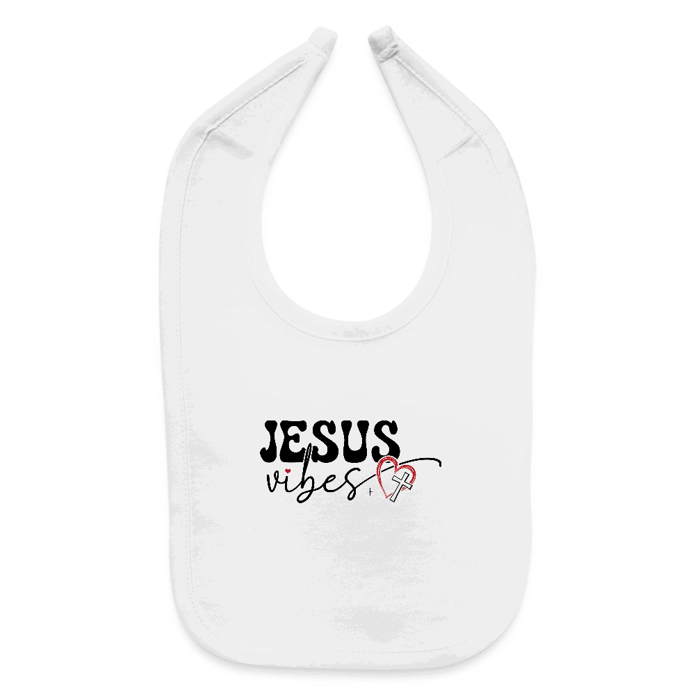 His Vibes Christian Baby Bib - ClaimedbyGodDesigns