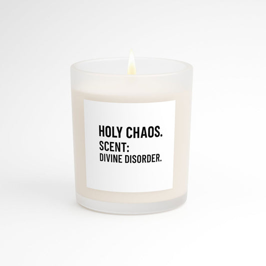Holy Chaos Starter Pack – Christian Starter Gift Set | Sweatshirt, Mug, Candle, Tea & Matches | Faith, Humor & Encouragement Gift Box - ClaimedbyGodDesigns