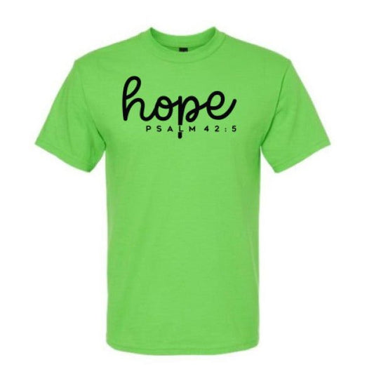 Hope Unisex Christian T-shirt - ClaimedbyGodDesigns