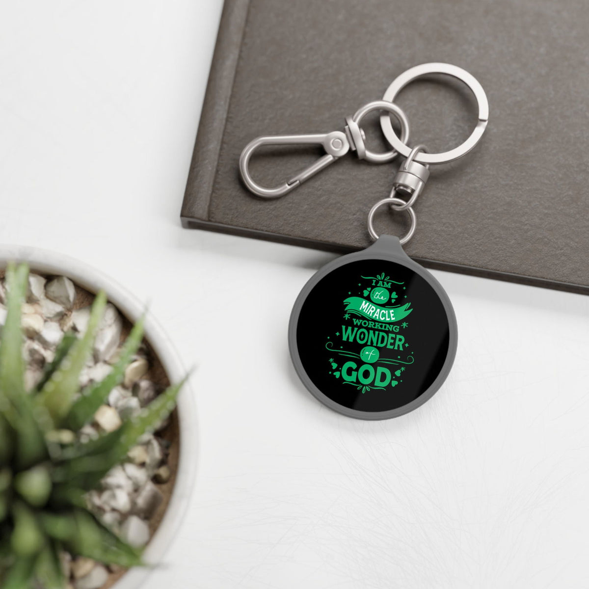 I Am The Miracle Working Wonder Of God Key Fob - ClaimedbyGodDesigns