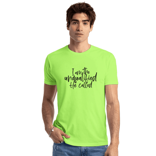 I Am The Unqualified He Called Christian Unisex Crewneck T-Shirt - ClaimedbyGodDesigns