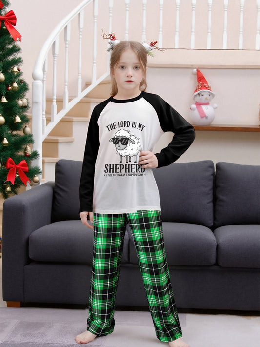 I Need Constant Supervision Youth Christian Plaid Pajamas - ClaimedbyGodDesigns