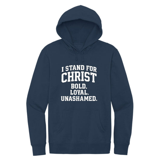 I Stand For Christ Unisex Christian Pullover Hooded Sweatshirt - ClaimedbyGodDesigns