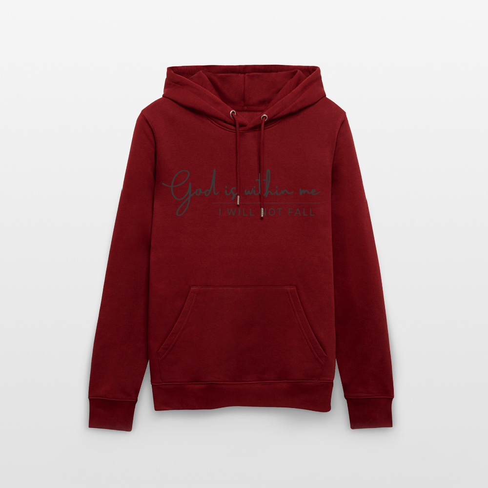 I Will Not Fail Unisex Christian Organic Hooded Sweatshirt - ClaimedbyGodDesigns