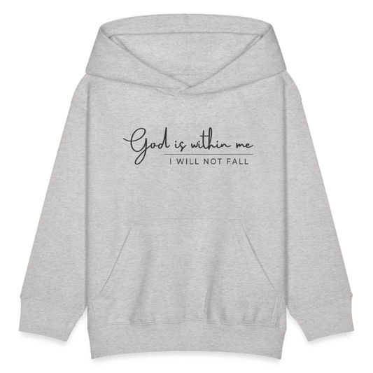 I Will Not Fail Youth Christian Hooded Sweatshirt - ClaimedbyGodDesigns