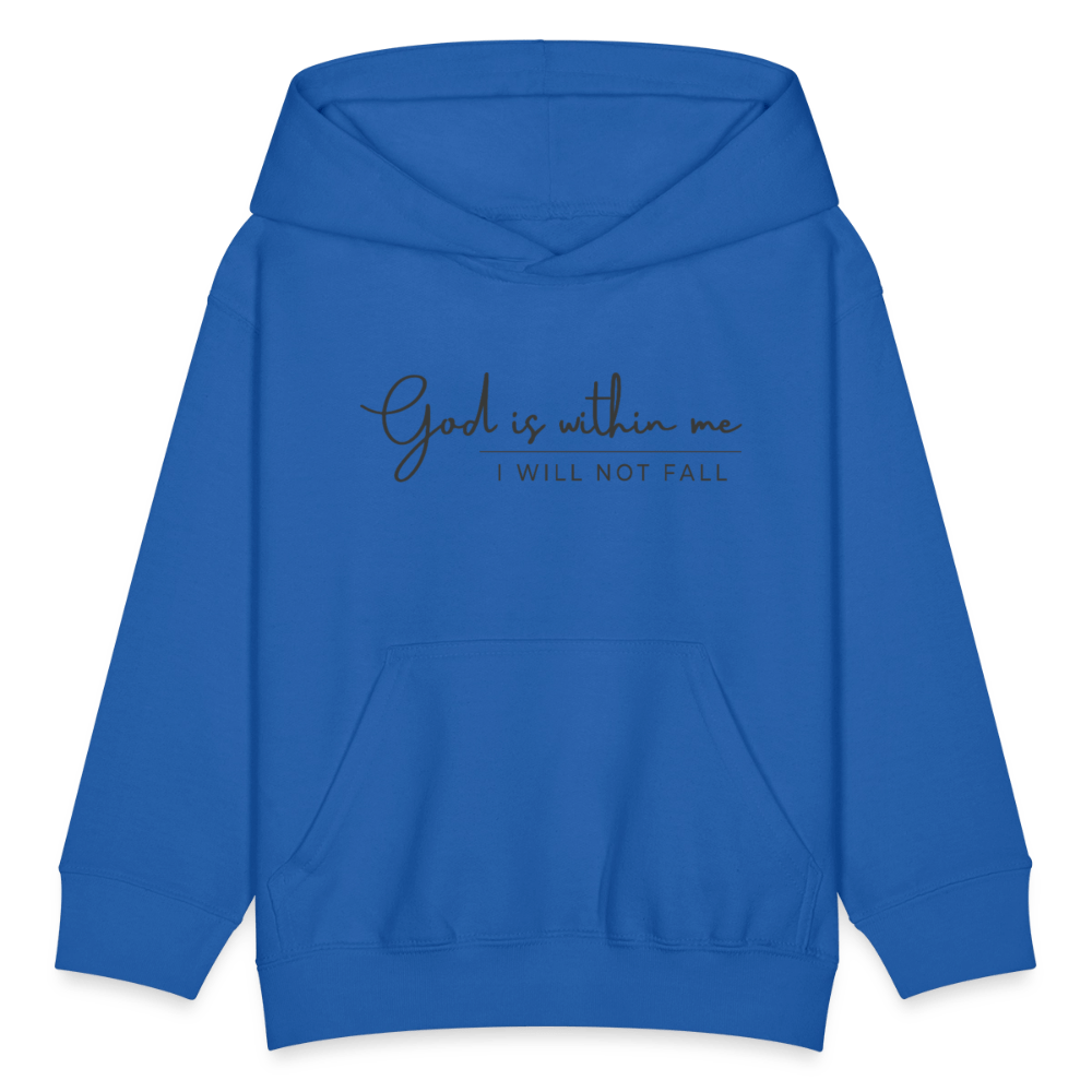 I Will Not Fail Youth Christian Hooded Sweatshirt - ClaimedbyGodDesigns